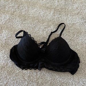 black lace bra